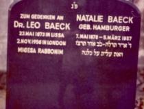 Der Grabstein von Dr. Leo Baeck in London. Copyright: Yad Vashem