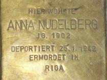 Stolperstein für Anna Nudelberg
