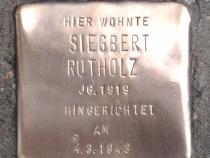 Stolperstein für Siegbert Rotholz