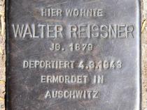 Stolperstein für Walter Reissner.