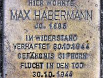 .Stolperstein für Max Habermann