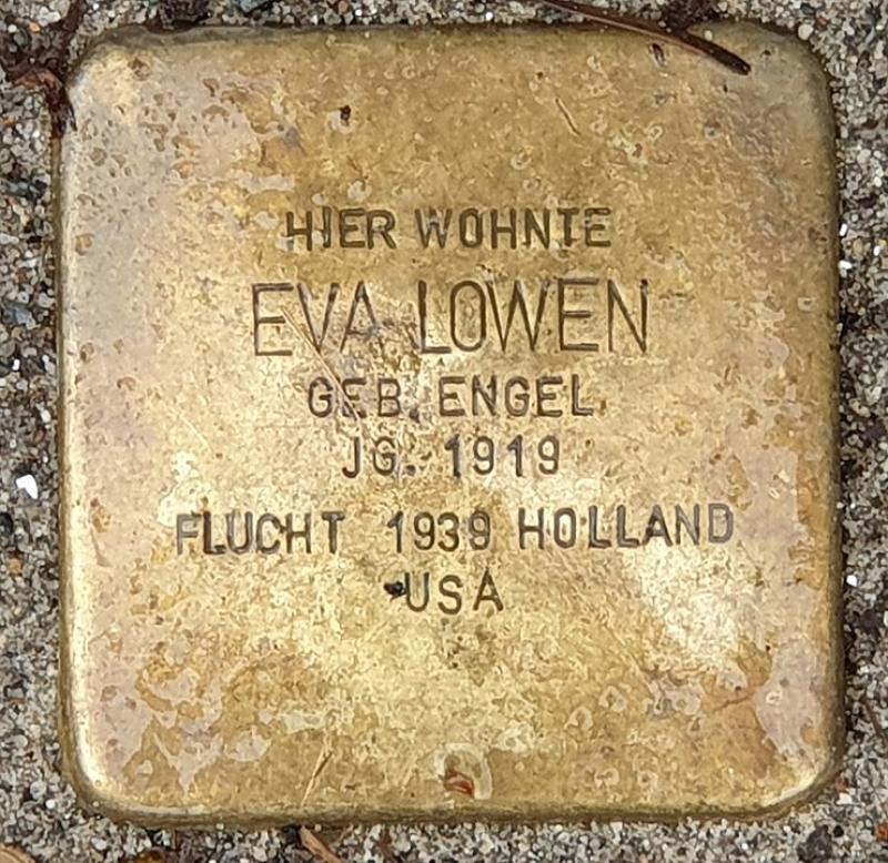 Eva Lowen geb. Engel  Stolpersteine in Berlin