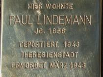 Paul LindemannStolperstein © Projekt-Stolpersteine Teltow-Zehlendorf