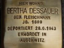 Stolperstein für Bertha Dessauer