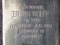 Stolperstein Erwin Wolff © OTFW
