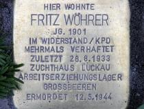 Stolperstein für Fritz Wöhrer © OTFW