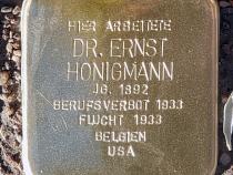 Stolperstein Dr. Ernst Honigmann © OTFW
