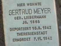 Stolperstein von Gertrud Meyer
