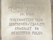 Stolperstein für Simon Jedwab
