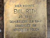 Stolperstein für Emil Roth