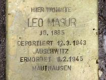 Stolperstein für Leo Masur