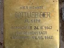 Stolperstein für Gottlieb Bier