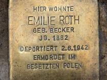 Stolperstein für Emilie Roth