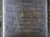 Stolperstein für Felix Bobek.