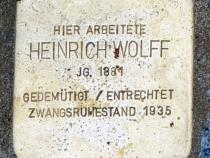 Stolperstein für Heinrich Wolff © OTFW