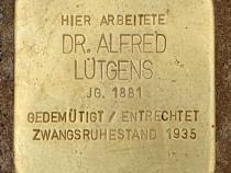Stolperstein für Alfred Lütgens © OTFW