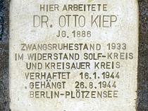 Stolperstein für Otto Kiep  © OTFW
