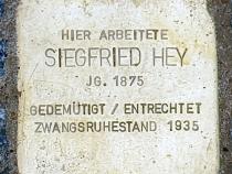 Stolperstein für Siegfried Hey © OTFW