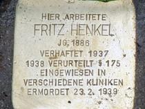 Stolperstein für Fritz Henkel © OTFW