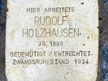 Stolperstein für Rudolf Holzhausen © OTFW