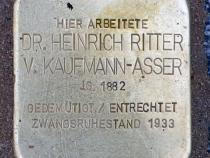Stolperstein für Heinrich Kaufmann-Asser © OTFW