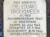 Stolperstein für Eduard Brücklmeier  © OTFW