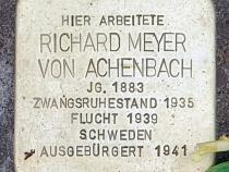 Stolperstein für Richard Meyer von Achenbach © OTFW