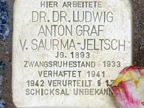 Stolperstein für Ludwig Anton v. Saurma-Jeltsch © OTFW