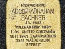 Stolperstein Adolf Abraham Bachner © OTFW Berlin