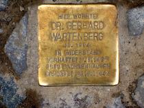 Stolperstein für Dr. Gerhard Wartenberg. Copyright: MTS