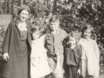 Antonie, Erwine Leavor, Rudi Leavor, Helga, Rosemarie 1935, Foto: privat
