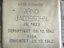 Stolperstein für Arno Jacobsohn