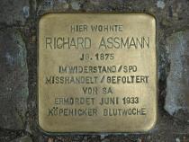 Aßmann, Richard  Stolperstein