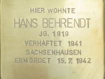 Stolperstein Hans Behrendt