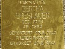 Stolperstein Bertha Breslauer © Stolpersteine-Initiative CW, Hupka