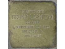 Stolperstein Bruno Lasnitzki, Foto: H.-J. Hupka