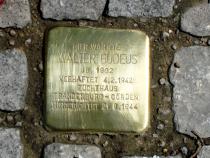 Stolperstein für Walter Budeus.