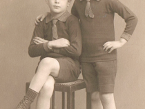 Ernst und Paul Hans Bamberg 1918