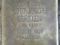 Stolperstein für Otto Joseph Eskeles, Foto: H.-J.Hupka, 2015