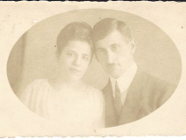 Ehepaar Frieda und Alex Stenschewski, 1921