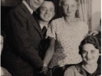 Fritz Feldmann mit seiner Ehefrau Berta Feldmann, geb. Lindheimer, 1935. Privatbesitz