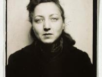 Passfoto von Grete Leyser als Zwangsarbeiterin bei Ehrich & Graetz AG