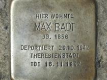 Stolperstein für Max Badt