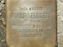 Stolperstein für Adolf Lemmlein