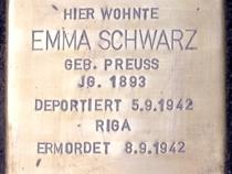Stolperstein für Emma Schwarz