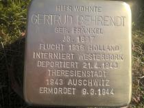 Stolperstein für Gertrud Behrendt (Bild: Projekt-Stolpersteine)