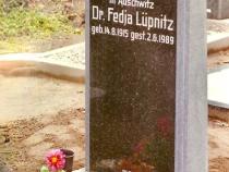 Grabstein Fedja Lüpnitz auf dem Friedhof Weissensee mit Erinnerung an Dorothea Eissler; Foto: privat