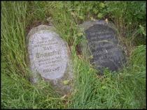 Grabsteine Wolf und Gustav Blumenthal, Friedhof Egeln, Foto: Dr. Hans-Peter Laqueur
