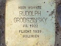Stolperstein Rudolph Grodszinsky © OTFW