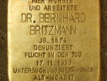 Stolperstein für Bernhard Britzmann